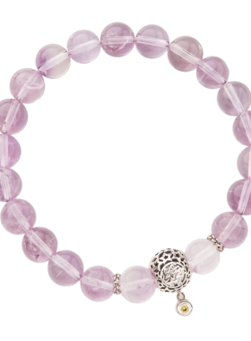 Aphaura薰衣草紫晶十二星座手链