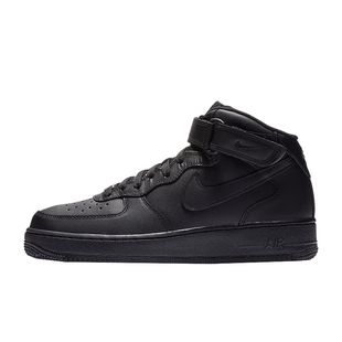 NIKE耐克男鞋AIR FORCE 1空军一号经典黑色高帮板鞋女CW2289-001
