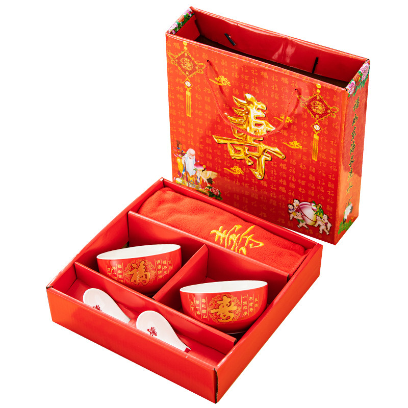 刘厝套餐中式老人寿碗
