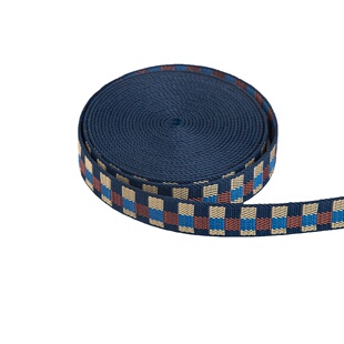 包包肩带格子织带涤棉包带手工皮具DIY材料 单肩斜挎带子 H家专用