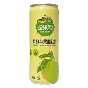 金果源含气发酵苹果醋饮料罐装