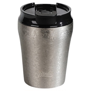 Bincoo咖啡杯不锈钢保温杯复古高颜值杯子外出携带保冷车载随行杯