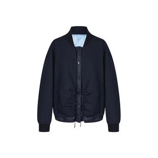 none 运动风假两件拼接羽绒服女2025冬季新款外套免搭配层次感