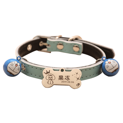 贝瑞脖圈小型犬铃铛狗牌宠物防丢