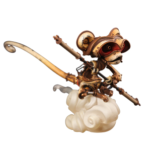 末那末匠丨松冈道弘《Super Monkey》赛博废土风西游艺术雕像