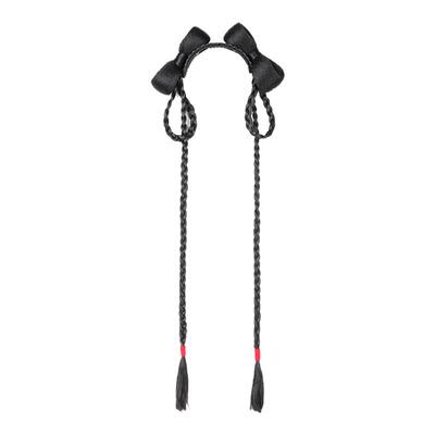 儿童汉服假发一体式懒人发箍古装发髻盘发包日常造型女童古风头饰