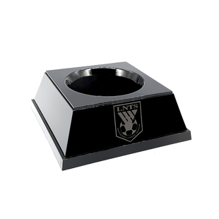 足球底座 球台支架 球托黑色方形球迷展示摆台托球器曼联巴萨英超