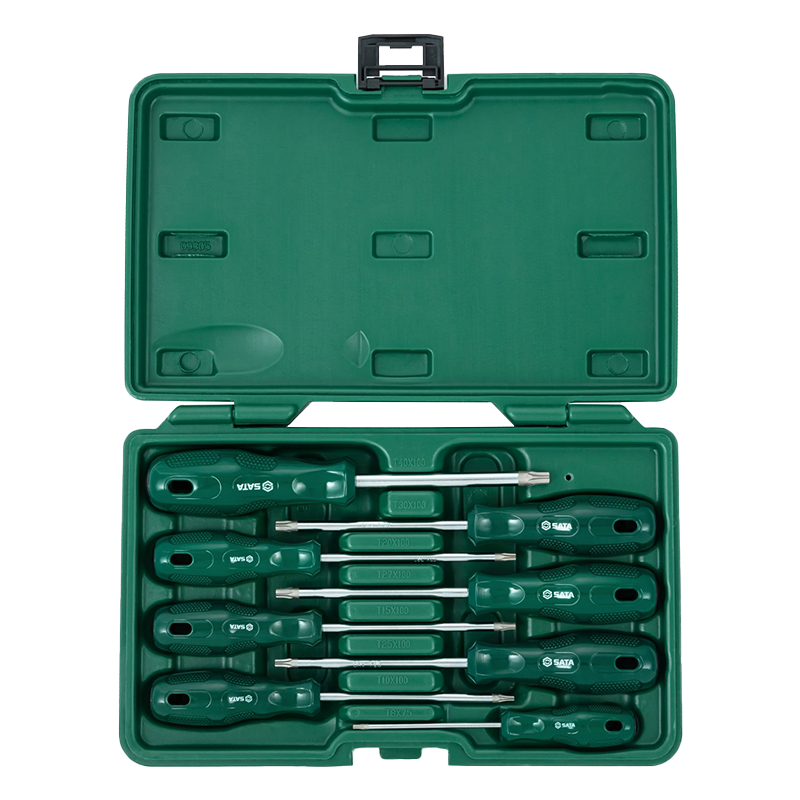 世达螺丝刀工具箱套装A系列8件一字十字花形多功能梅花螺丝批起子