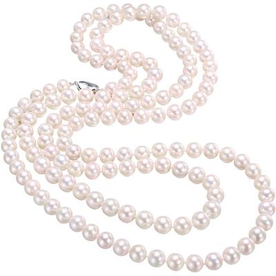 黛米160cm圆形高品质珍珠毛衣链