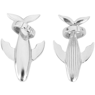 《鲸鱼》S925纯银轻奢百搭小众设计ins冷淡风男士吊坠项链男女潮