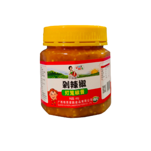 广西靖西市特产下饭拌面辣椒酱灯笼椒酱香辣下饭菜酱腌菜418g