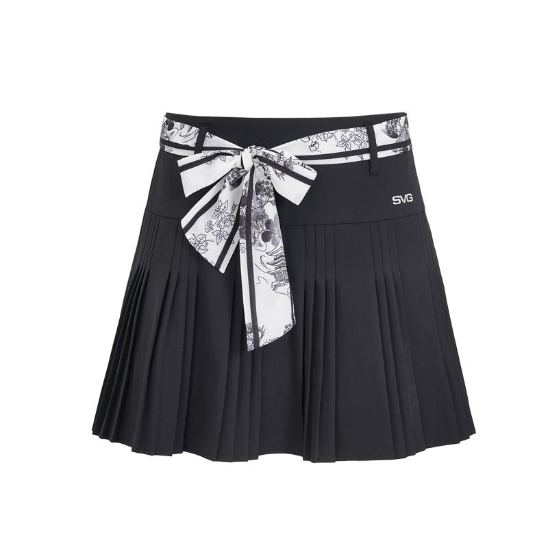 【吸湿速干/抗UV】svg高尔夫26夏季新款女士百褶裙短裙运动半身裙