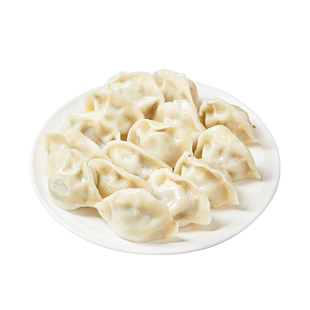 食者道蒲公英鸡蛋水饺速冻素馅蒸煎饺子儿童早餐半成品懒人速食材