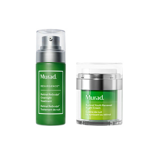 【新年礼物】Murad慕拉得A醛面部精华30ml+A醇晚霜50ml紧致