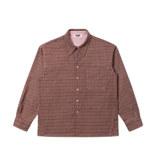 mocuishle（MCSL）「富士」棕粉格子衬衫 FUJI SHIRTS