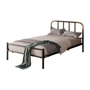 天坛家具官方正品铁艺床双人床加厚加固现代简约床铁无漆无胶铁床