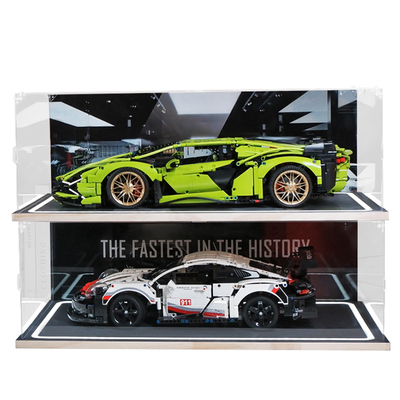 适用乐高42083布加迪收纳展示盒