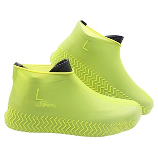 防水鞋套防滑加厚耐磨雨鞋套乳胶户外防雨男女雨靴套便携中筒靴套