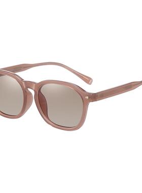 酷e夏椭圆框复古男女2024款墨镜