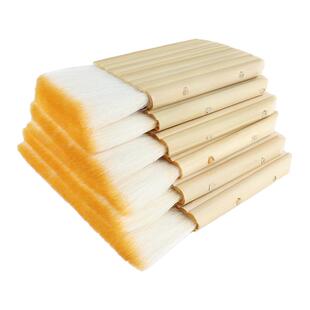 羊毛排笔刷子底纹刷书画装裱拓片加厚羊毛管刷浆糊刷竹管笔刷排刷