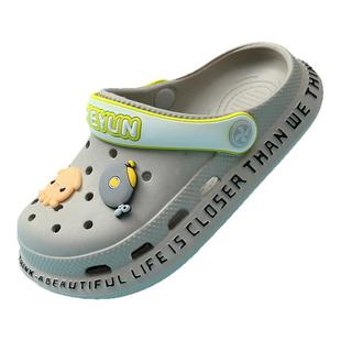 儿童洞洞鞋拖鞋大童男童防滑男孩室内女童小孩沙滩凉鞋夏季婴幼儿