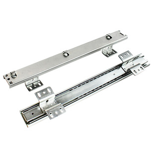 厨房拉篮滑轨加厚碗柜吊篮橱柜拉篮轨道换新老式篮子侧装挂钩五金