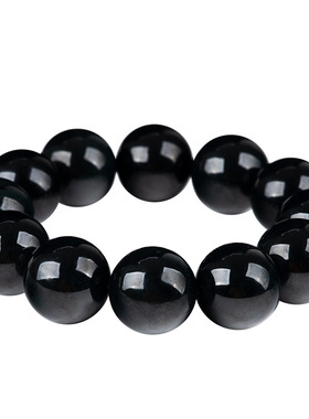 天然A货墨翠玉石手串高档大气