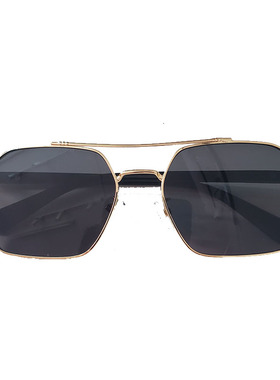 克罗心墨镜女夏新款黄色复古大框