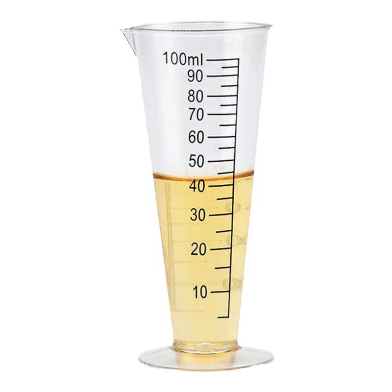 亚克力塑料量壶500ml带刻度PC加厚耐高温奶茶厨房烘培量杯300ml