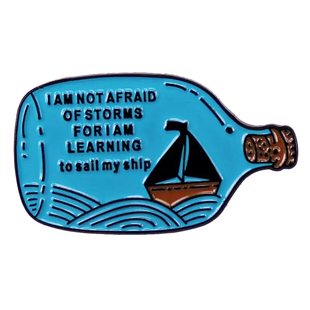 小妇人文学名著周边金属徽章名人励志名言正能量英语句子胸针礼物