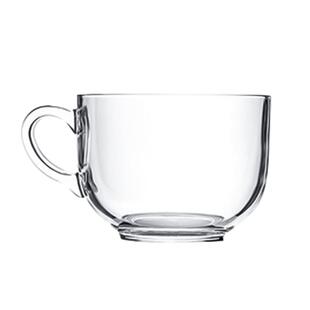 【自营】Borgonovo意大利早餐杯牛奶热饮杯咖啡杯大号手柄玻璃杯