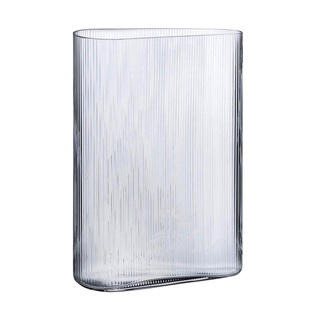 土耳其进口nude湖泊花瓶无铅水晶玻璃极简花插桌面插花器绿植花盆