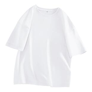 班尼路白色短袖T恤女2026春夏新款重磅打底衫内搭宽松纯棉上衣女Q