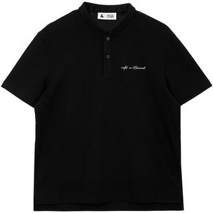 杰克琼斯秋季新款式男装士流风短袖上衣Polo衫翻领T恤高级高端风