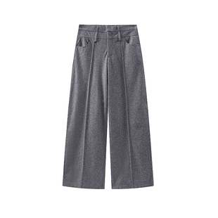 COLN双腰毛呢西裤为冬天准备的聪明选择 让你在寒风中从容的时髦