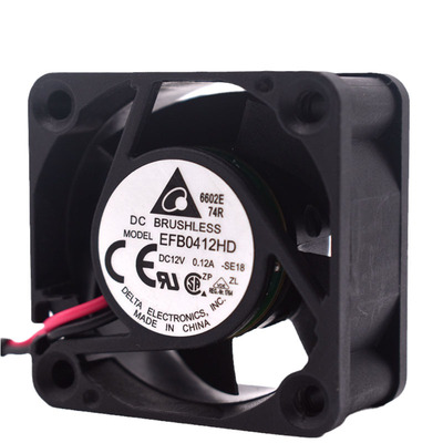 全新原装直流散热风扇台达4020 12V EFB0412HD测速交换机3线012A
