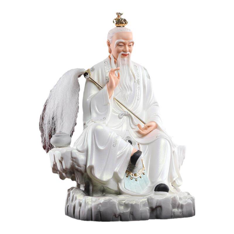 戴玉堂陶瓷太上老君神像供奉摆件