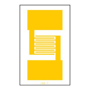 Au透明叉指电极石英玻璃电容阵列MEMS气体生物传感器光电检测