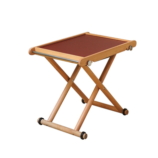 悠方茶几北欧中古实木沙发边几边桌家用小户型客厅阳台可折叠茶桌