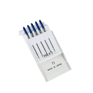 家用缝纫机针 蓝针弹力针织真丝布料防止跳针跳线机针 适合家用机