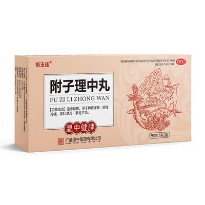 附子理中丸健脾祛湿调理脾胃虚弱湿气重脾胃虚寒胃寒药去寒湿阳虚