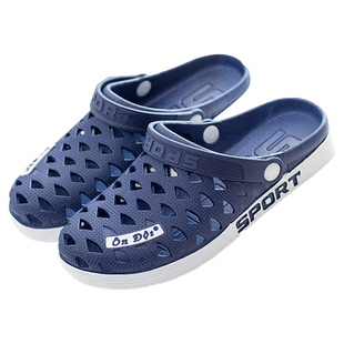 越南橡胶洞洞鞋不臭脚男鞋防滑凉拖鞋旅游沙滩鞋情侣包头柔软凉鞋