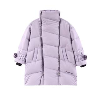 半度闲女童羽绒服中长款冬装加厚新款2025儿童冬季保暖鸭绒外套潮