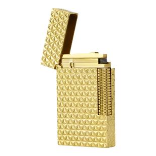 英国GBI男士商务高级钢音朗声充气打火机侧滑轮创意个性潮送男友