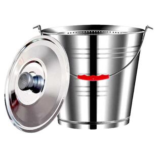 不锈钢泔水桶带滤网干湿分离垃圾桶厨余厨房过滤剩菜剩饭茶水手提