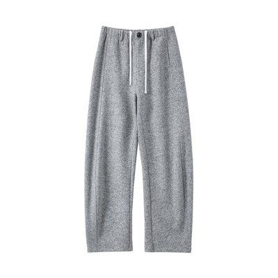 羊毛抽绳显瘦弯刀休闲裤