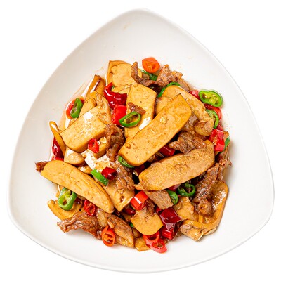 攸县香干特色湘菜饭店小炒食材