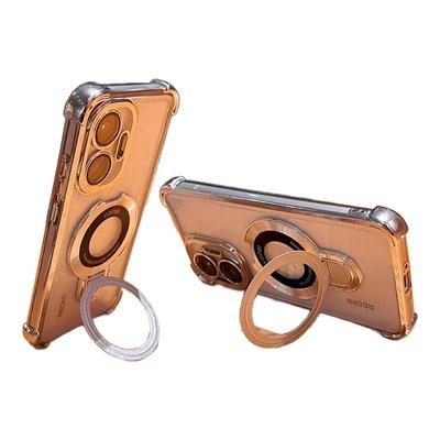 适用红米turbo4pr电镀透明支架壳