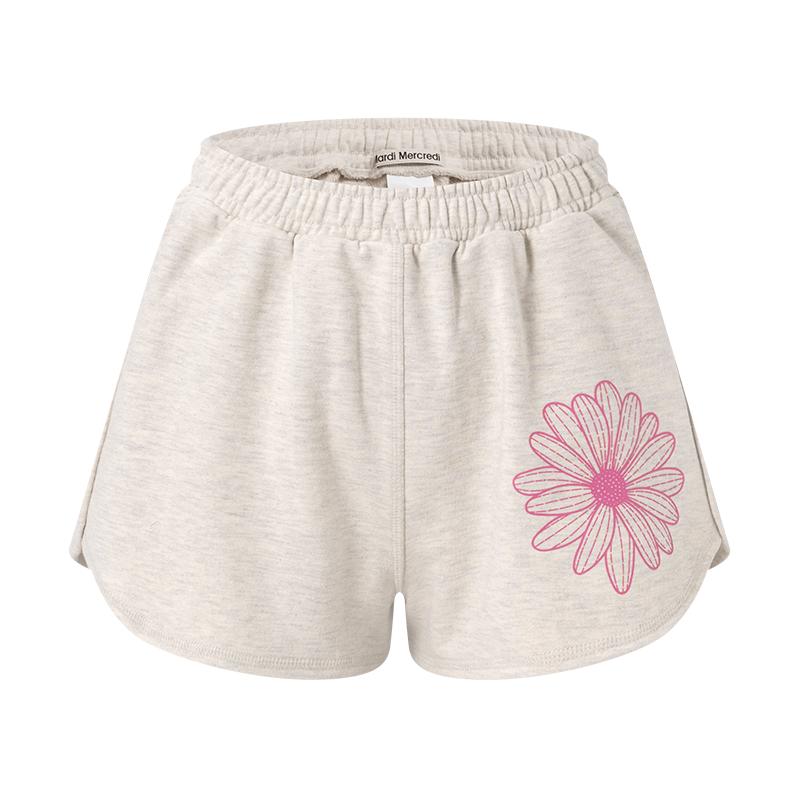 MardiMercredi小雏菊迷你三分超短裤女复古美式运动辣妹夏季新款