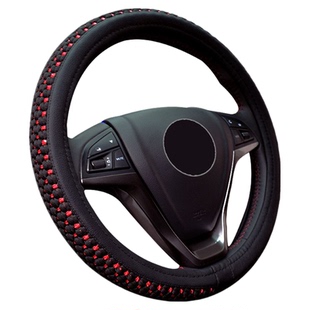 冰丝方向盘套适用本田CRV缤智比亚迪秦宋plusdmi防滑汽车把套通用